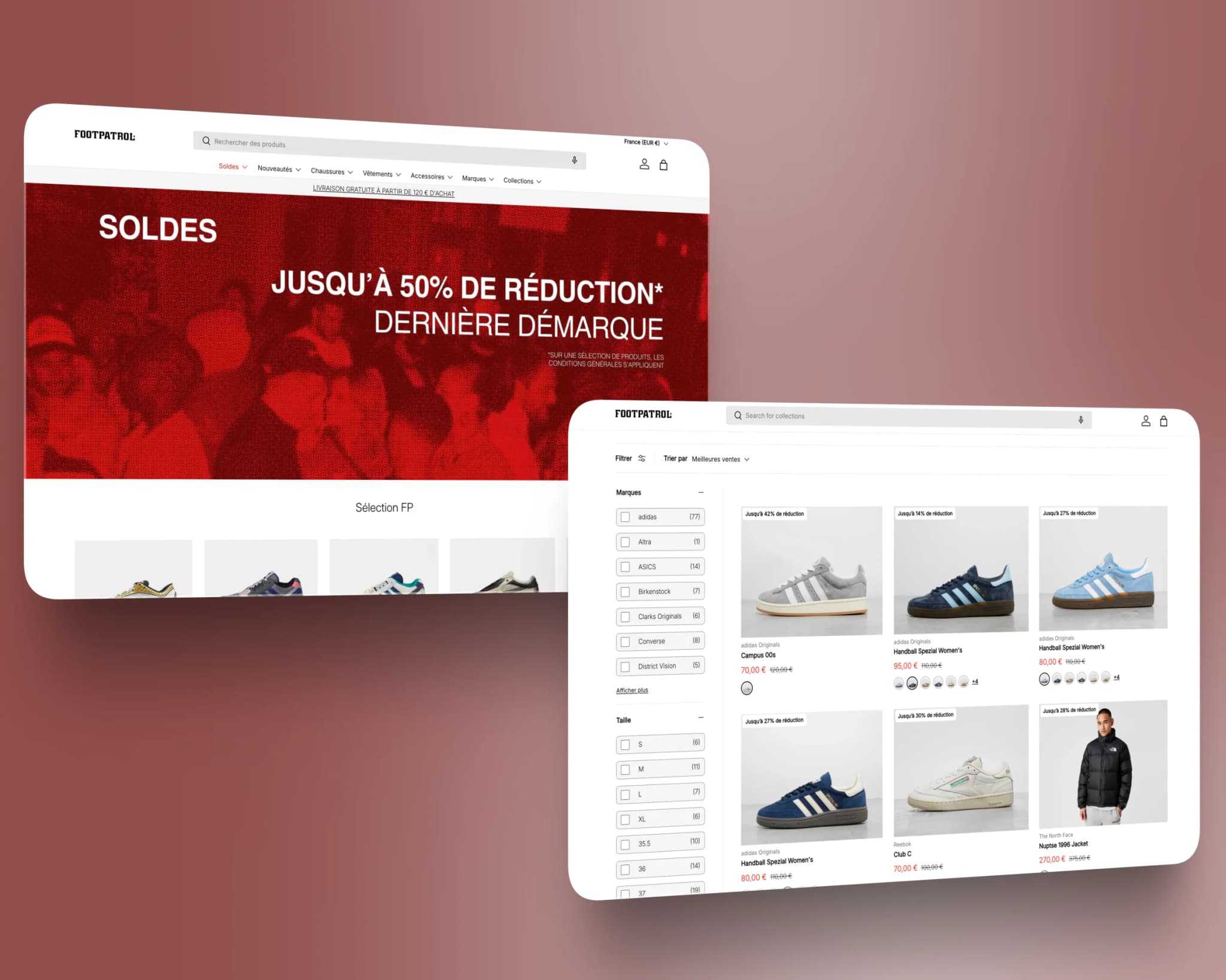 Footpatrol (JD Sports) — Reprendre les données et organiser les échanges 1