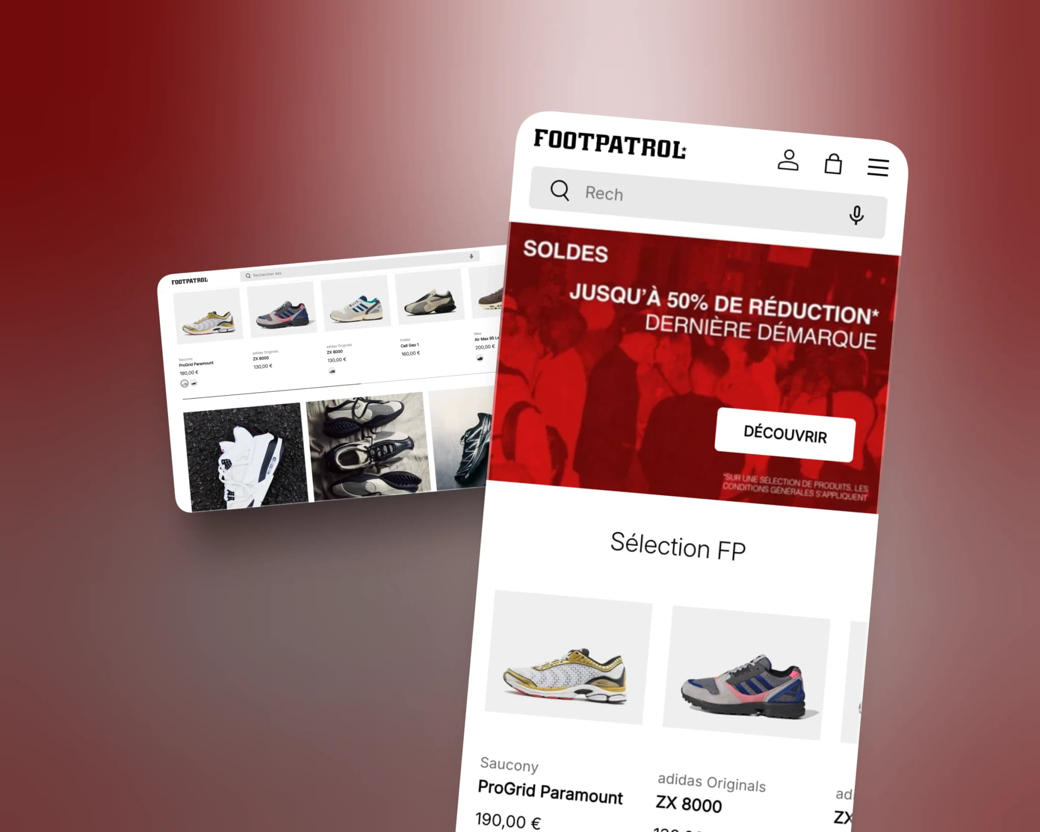 Footpatrol (JD Sports) — Prolonger l’expérience sur mobile 2