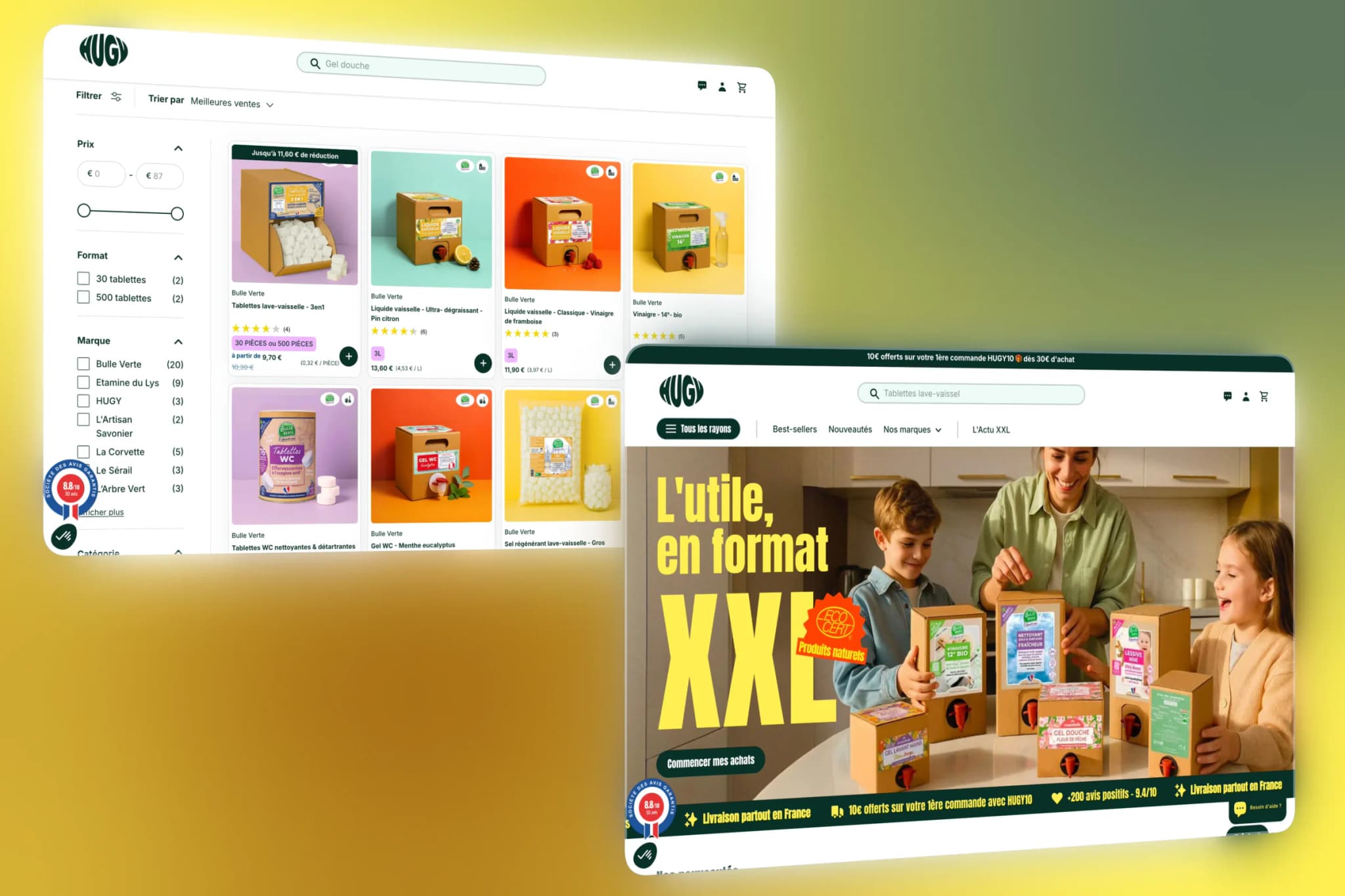 Hugy — Faire évoluer le thème dans le temps 1